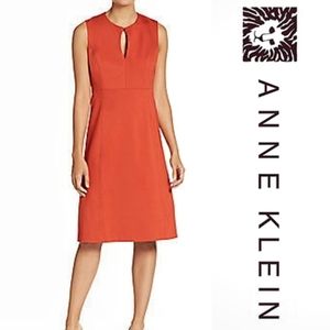 Ann Klein red sheath dress size 6